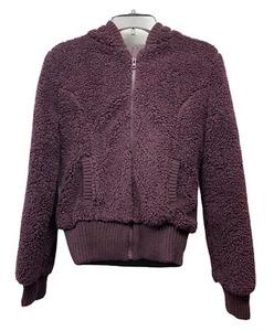 Chaqueta púrpura para mujer Bongo Kids con cremallera completa talla grande It/29 - Imagen 1 de 6
