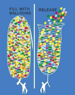 Balloon Release Net for all Occasions 3 sizes to hold balloons Premium Quality - Image 1 of 2