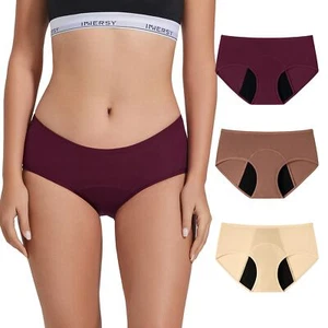 Women's Period Underwear Hipster Teens Mesh Panties for Postpartum Menstrual ... - Picture 1 of 7