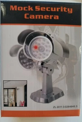 Non-Functioning Mock Security Camera with Flashing Light - NIB - Image 1 of 4