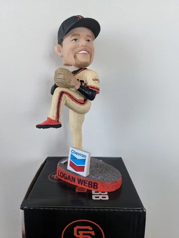 San Francisco Giants 2023 Logan Webb SGA BOBBLEHEAD BOBBLE 6/3/23 CHEVRON Cover