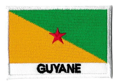 French Guiana Overseas Guiana Flag Patch Patch Patch Patch 70 x 45mm - Image 1 of 4