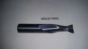 Carbide End Mill 1/2" Diameter, 2 Flute, Center Cutting, 1/2" Shank, 3" OAL - Picture 1 of 2
