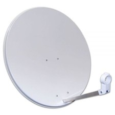 80 cm Satelliten SAT Spiegel Schüssel Stahl Opticum X80 lichtgrau