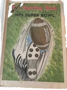Jan. 13 1973 The Sporting News Super Bowl  Very Good Condition BD1 - Picture 1 of 1