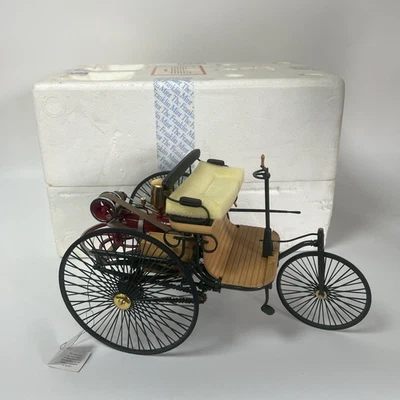 Franklin Mint 1/8 1886 Benz Patent Motorwagen Tri Car Die Cast Model - Изображение 1 из 4