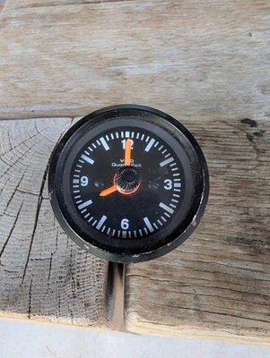 Late model Porsche 944 Analog Clock Dashboard Dial Gauge VDO 94464111500 OEM - Image 1 of 4