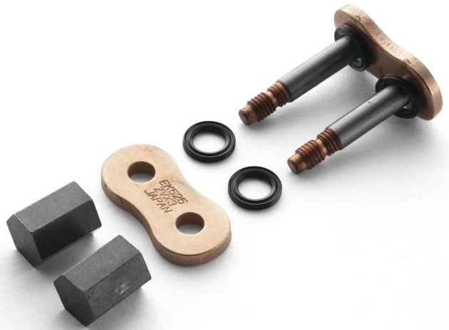 EK 525 ZVX3 Series NX-Ring Chain SLJ Screw-Type Master Link Gold - Image 1 of 1