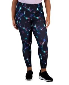 Ideology Plus Celestial Sky Printed 7/8 Leggings Black 3X NEW $35  100160303WN - Imagen 1 de 2