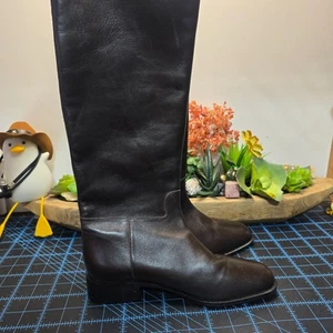 Bally Switzerland Women’s Tall Leather Riding Boots – Size EU 36.5 / US 6.5 – - Picture 1 of 11