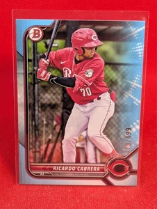 Bowman Draft Sky Blue 2022 379/499 Ricardo Cabrera #BD-139 - Foto 1 di 1