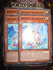 YU-GI-OH! SORCIEREVENT BLIZZARD CLOCHETTE PLAYSET (LOT DE 4) BLVO-FR016 ED1 NEUF - Picture 1 of 1