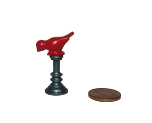 Playmobil Miniatura Pájaro Rojo Sobre Soporte Vela - C11 - Imagen 1 de 3