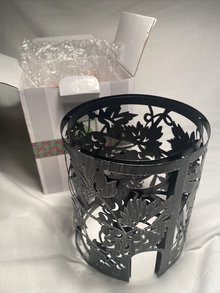 ENVOLTÓRIO AQUECEDOR DE VIDEIRA TOSCANA PERFUMADO Metal duas camadas com caixa comporta frasco Yankee - Imagem 1 de 4