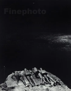 1936/88 Portofino Italy Semi Nude Male Swimmers By HERBERT LIST Photo Art 16X12 - Picture 1 of 1