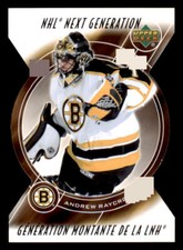 2005-06 McDonald's UD Next Generation #NG1 Andrew Raycroft (ref 238062)
