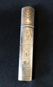 1796 John Tolekin Birmingham Sterling Silver English Needle Case 3.5" Hallmarked - Picture 1 of 10