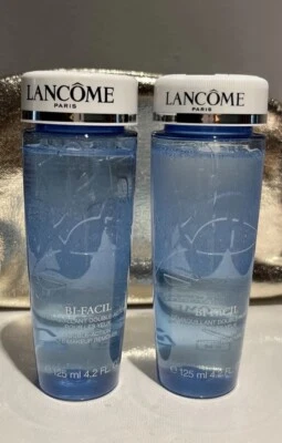 2, Full Size Lancome Bi-Facil Double Action  Eye Makeup Remover 4.2oz Each - Image 1 of 2