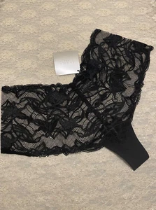 La Perla Glamour Tulipe Collection S French Thong Black Lace - Picture 1 of 2