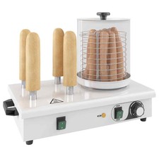 AX Scalda Hot Dog Aste Inossidabile Negozi Cucina 480x280x410mm Locali New 50769