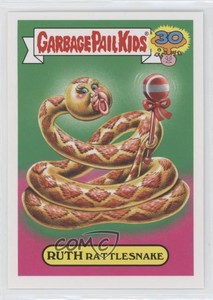 2015 Topps Garbage Pail Kids 30th Anniversary Pets Ruth Rattlesnake #7a 0c4