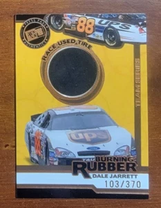 2005 Press Pass Burning Rubber: #BRT7 Dale Jarrett Relic Race Used Tire 103/370 - Picture 1 of 2