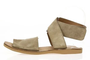 VINCE Women's Taupe Suede Ankle Strap Sandals Sz 6 M - Picture 1 of 6