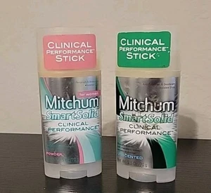 Mitchum Smart Solid Clinical Performance Unscented Deodorant powder/unscented