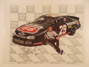NASCAR SIGNED Elliott Sadler Phillips 66 Hero Card - Picture 1 of 1