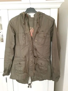 Parka Jacke mit Kapuze Damen khaki mauiwovie Gr. S - Bild 1 von 5