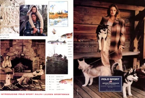 1998 Ralph Lauren Tanga Moreau Sportsman 3-page MAGAZINE AD - Picture 1 of 2