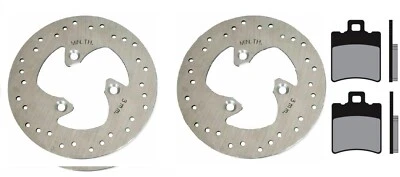 KIT DISCO MALAGUTI  F12/F15  PHANTOM 50 ANTERIORE E POSTERIORE + N2 PASTIGLIE - Immagine 1 di 4