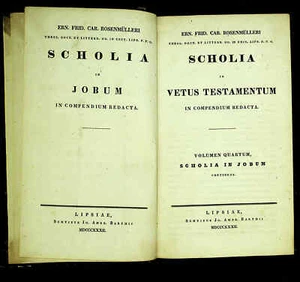 Rosenmulleri Scholia in Vetus Testamentum 1833 Hardcover ORIGINAL - Picture 1 of 6