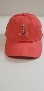 Cape May New Jersey Trucker Hat/Cap Adjustable Pink Sequin Anchor Tourist NEW - Picture 1 of 12