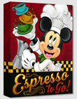 Disney Fine Art Treasures On Canvas Collection Espresso To Go-Mickey-Rogerson
