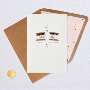 Hallmark Love, Birthday, Anniversary Card by Signature ~ Love you SMORE (Smores) - Picture 1 of 3