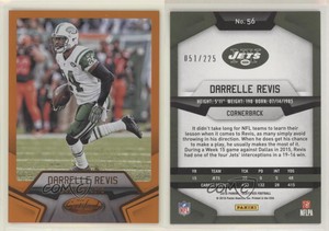 2016 Certified Mirror Orange /225 Darrelle Revis #56