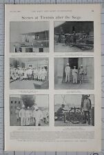 1900 Stampa Tientsin Dopo Siege Capitano Gwynne Capitano Bayly Consul Carles