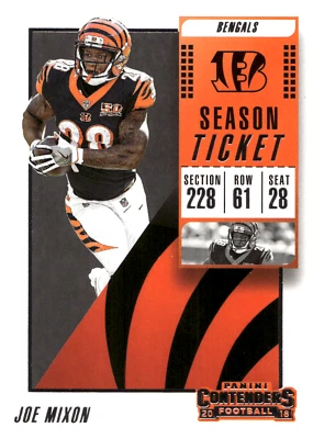 2018 Panini Contenders - #80 Joe Mixon Bengals - Image 1 of 2