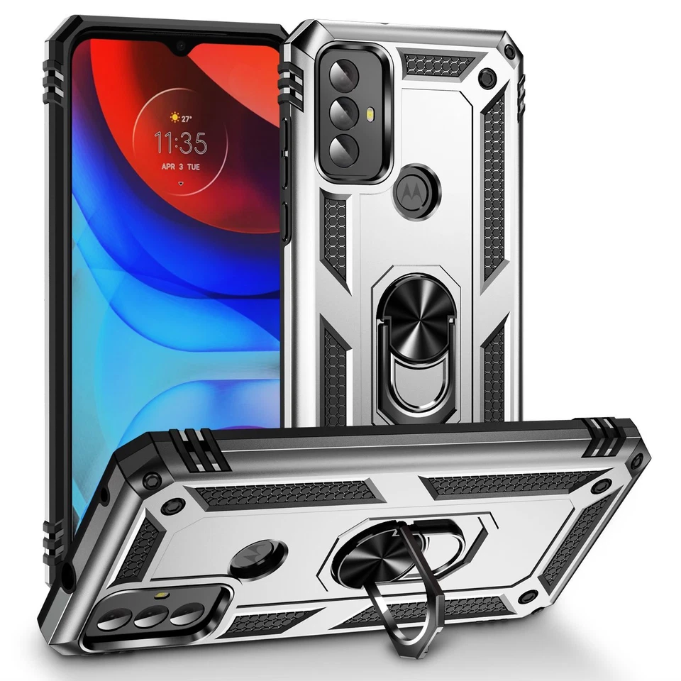 Funda para teléfono Motorola Moto G Play 2023 a prueba de golpes + pantalla de vidrio templado Foto 1 de 4