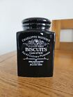 Charlotte Watson's Country Biscuits Ceramic Canister Henry Watson Pottery Jar.