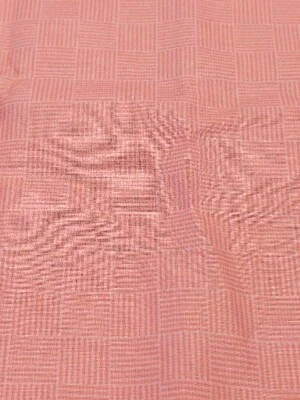 Pink Basketweave Pattern Cotton Fabric (Andover, 2019) - Image 1 of 4