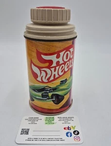 Thermos Hot Wheels Redlines metallo vintage 1969 antico Mattel - Foto 1 di 4