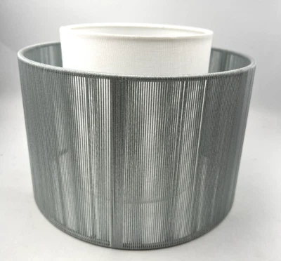 Nueva pantalla IKEA SYMFONISK para base de lámpara de altavoz, textil/blanco 504.947.54 Foto 1 de 4