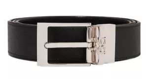 Bally Parker 6239318 Men's Adjustable Reversible Black Belt EU 110/US 44 - Picture 1 of 5