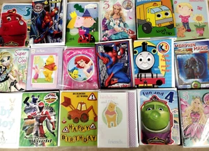 300 Children's Birthday Cards & Occasions Spiderman, Hello Kitty, Power Rangers - Picture 1 of 6
