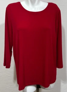 Camisa Top Chicos Roja Mujer Talla 3 XL Elástica - Imagen 1 de 5