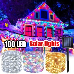 33Ft 100 LED Color Changing Fairy String Lights for Party Craft Christmas Decor - Picture 1 of 52