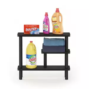 Turn-N-Tube Slim Space Saving Storage Rack, Espresso/Black - Picture 1 of 5