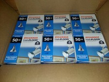 Sylvania 50 W Haloflood. LOT OF 6 NIB. 